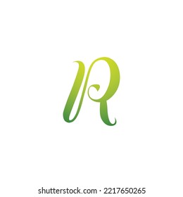 R- oder RR-Logo und Symboldesign