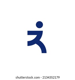 R Run People Logo
simple and unique design