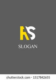 R & S joint logo design vector