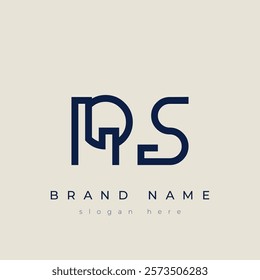 R and S logo design. RS abstract Letters Logo Monogram. This logo design is the process of creating a visual symbol that represents a brand, company, or individual.