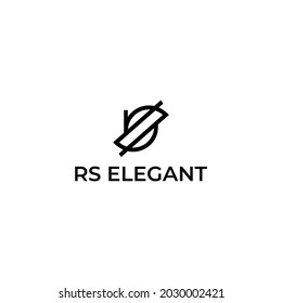Logotipo R y s simple
