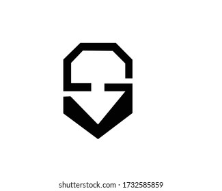 diseño de letras del logotipo de r, s, p