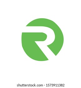 R shape logo & illustration vector art