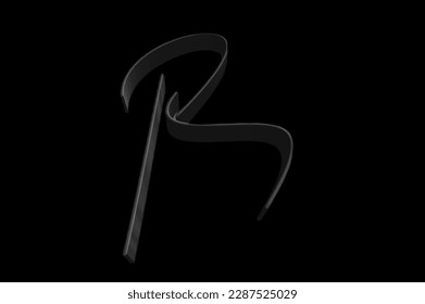 R sign and logo, background remove for use any video  pic logo or sign
