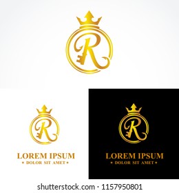 R simple sign logo