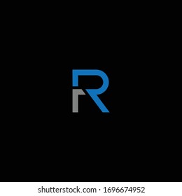 R single letter logo and icon designs