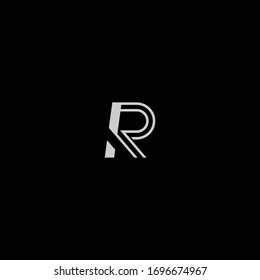 R single letter logo and icon designs