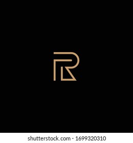 R single letter logo and icon designs