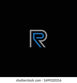 Diseños de iconos y logotipos de letra única