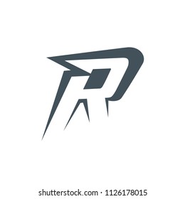 r social logo design template
