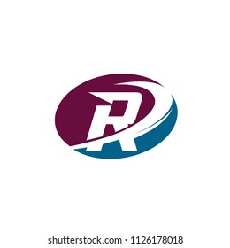 r social logo design template