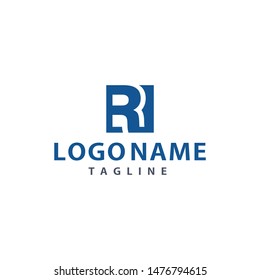 R Square Unique Logo design inspiration