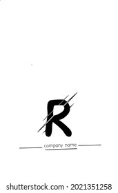 R . symbol vector image