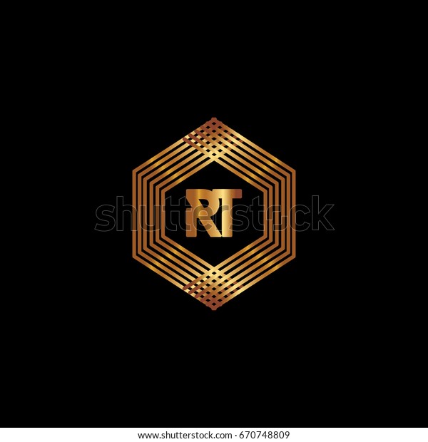 R T Logo Stock Vector (Royalty Free) 670748809 | Shutterstock