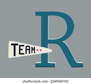 r team slogan design t shirt