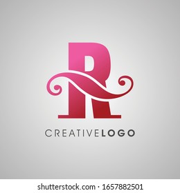 R Template Initial logo R letter design vector R Element Company R