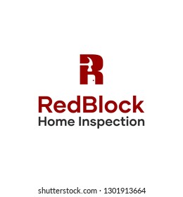 R Tool Home Inspection Logo Design Template