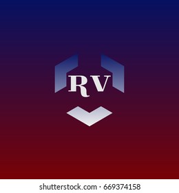 R V Logo