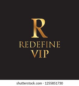 r vip initial logo
