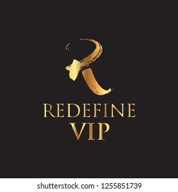 r vip initial logo