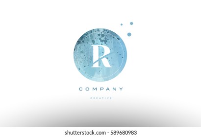 r  watercolor grunge vintage alphabet company letter logo circle design vector icon template 