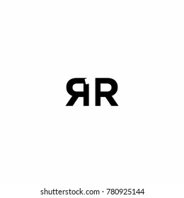 R XR RR Letter Initial Logo Vector