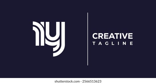 R and Y logo design. RY abstract Letters Logo Monogram. This logo design is the process of creating a visual symbol that represents a brand, company, or individual.