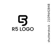 R5 logo design and template.