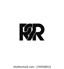 r9r letter original monogram logo design