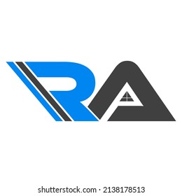 RA-Alphabet für das Eigenschaftenvektorlogo
