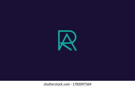 RA or AR Logo Design Vector Icon Symbol