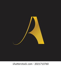 RA or AR Luxury Logo. Creative Identity Monogram. Elegant Letter