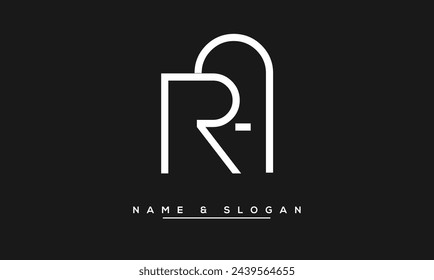 RA,  AR,  R, A Abstract Letters Logo Monogram