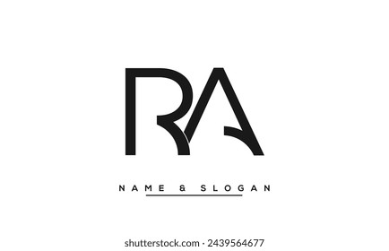 RA,  AR,  R, A Abstract Letters Logo Monogram