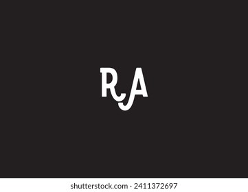 RA creative logo design and initial logo