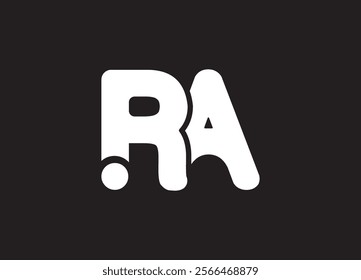 RA Creative logo design and monogram logo
