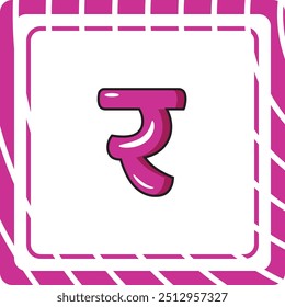 Ra Hindi Alphabet Letter Vector