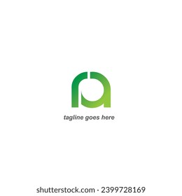RA-Logo, RA-Vektorlogo-Design 