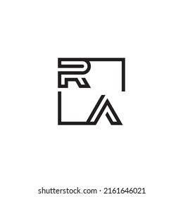 Letras iniciales con logotipo en un diseño profesional de alta calidad que se imprimirán bien en cualquier medio de impresión