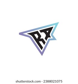 RA letter combination cool logo esport or gaming initial logo as a inspirational concept design