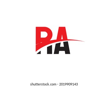 RA Letter Initial Logo Design Template