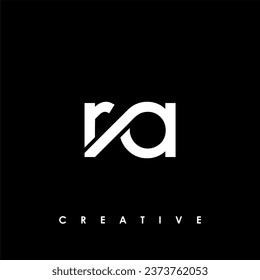 RA Letter Initial Logo Design Template Vector Illustration