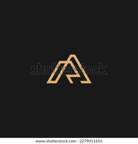 RA letter logo with creative modern business typography vector template. Creative letter RA logo design.
 Stock foto © 