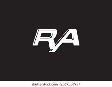 RA Letter Logo Design AND INITIAL LOGO
