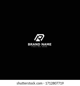RA Letter Logo Design Template Vector