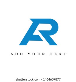 RA letter logo design & vector art