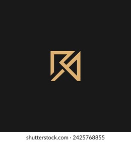 RA Letter Logo Design Vector Icon Concept,