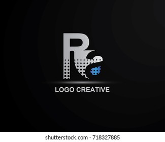 RA Letter Logo Design Vector