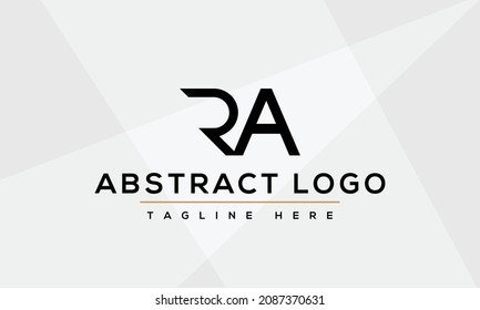 RA Letter Logo, ra logo icon vector for business