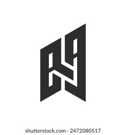 RA letter logo, RA or A R letter alphabet logo